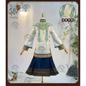 Qi Shiyi Cosplay Game Identity V Antique dealer Chinese style cheongsam accessory set for carnival Halloween costume in stock