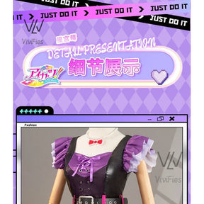 Irelia H Anime Aikatsu!Hoshimiya Ichigo Cosplay Costume Sweet Devil Evening party Dress female Lolita in stock