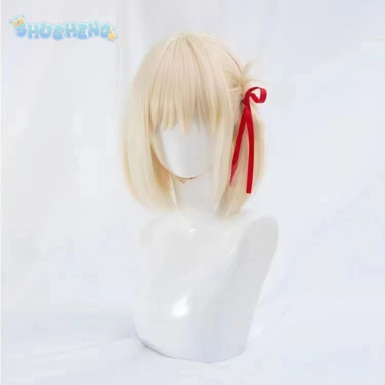 Lycoris Recoil Nishikigi Chisato Inoue Takina Cosplay dress Wigs bags, accessories Halloween Christmas male Woman uniform