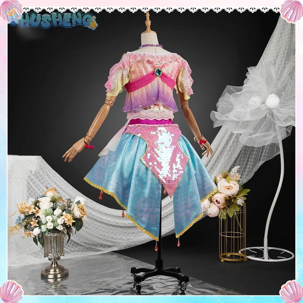 Aikatsu! Series Hoshimiya Ichigo Gown Cosplay Costume Cos Game Anime Party Uniform Hallowen Play Role Clothes Clothing