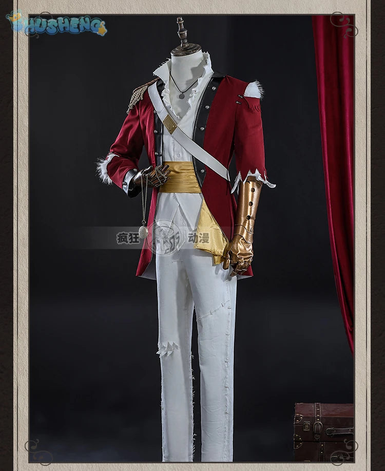 Identity V Jose Baden Chief Mate Men Cosplay Costume Cos Game Anime Party Uniform Hallowen Play Role Clothes Clothing