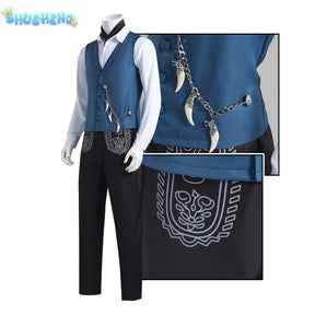 Gellert Grindelwald Cosplay Fantastic Beasts Gellert Grindelwald Cosplay Halloween Costume Full Set Custom Made S-XXXL