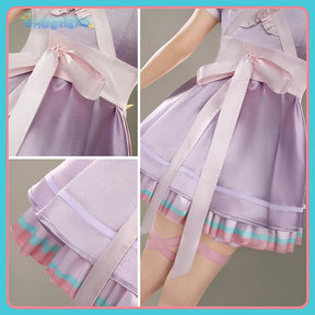 Vtuber Ratna Petit game suit elegant lovely dress uniform cosplay costume Halloween Carnival party role play outfit