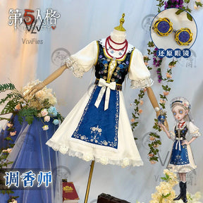 Vera Nair Cosplay Game Identity V Costume Perfumer The Dove-Like Yudit Skin Dress Halloween Party Role Play Clothing New