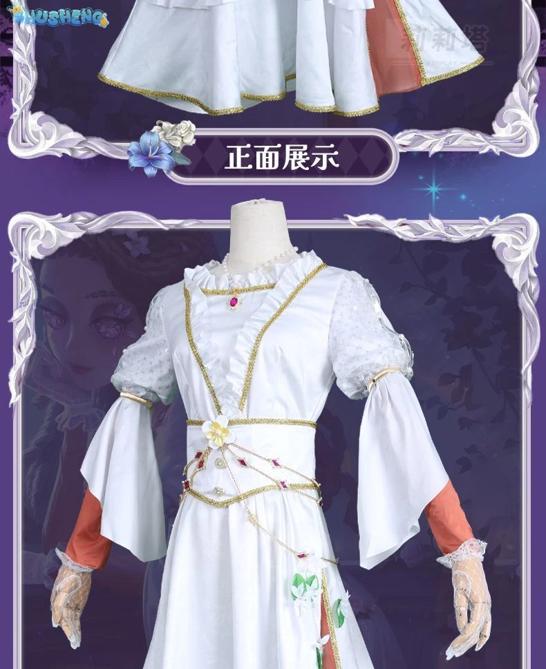 Game  Identity Ⅴ psychologist Ada Mesmer Cosplay New clothing Halloween party girl dress set  IN STOCK