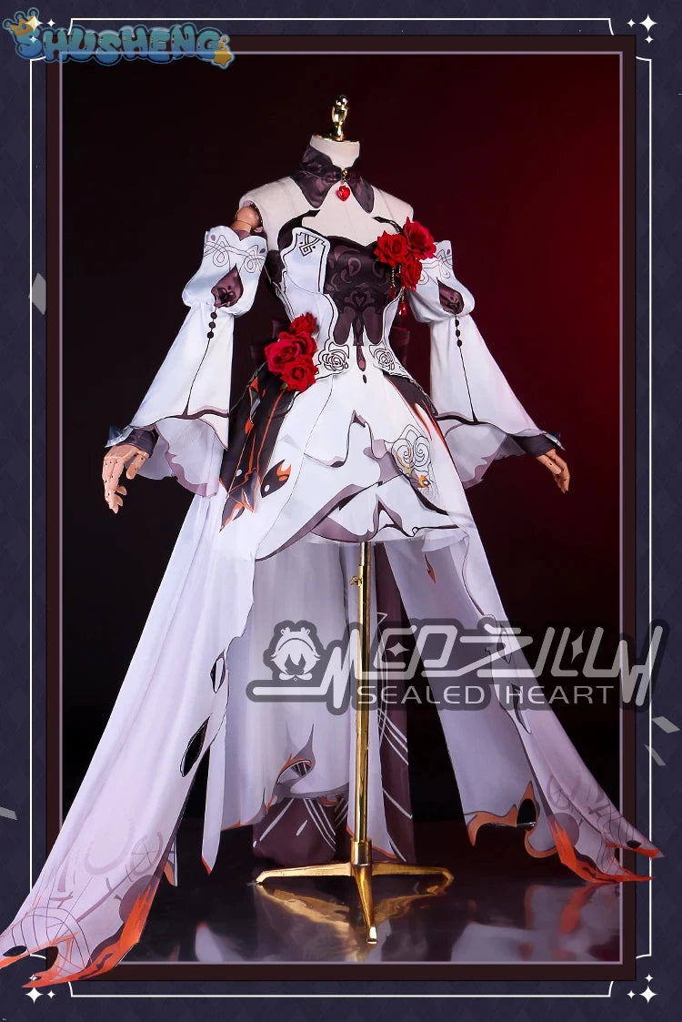 Honkai Impact 3rd Theresa Apocalypse Game Suit Gorgeous Dress Cosplay Costume Halloween Party Role Play Outfit Women