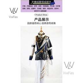 Luca Balsa Cosplay Costume Game Identity V Cosplay Dress Wig Full Set Party Suit Halloween Carnival Uniform