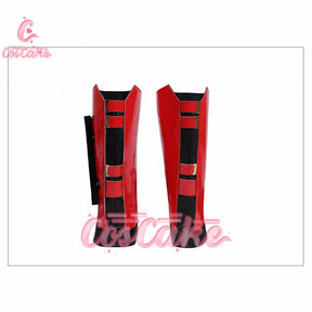 New Movie Deadpool Cosplay Costume Red Zentai Bodysuit Party Men Wolverine Full Jumpsuits Sword Bag Boots Belt Custom Made