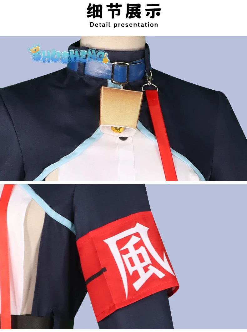 Anime Game Blue Archive Amau Ako Cosplay Costume Wig Blue Sailor Suit School Uniform Skirt Shoes Woman Sexy Carnival PArty Set