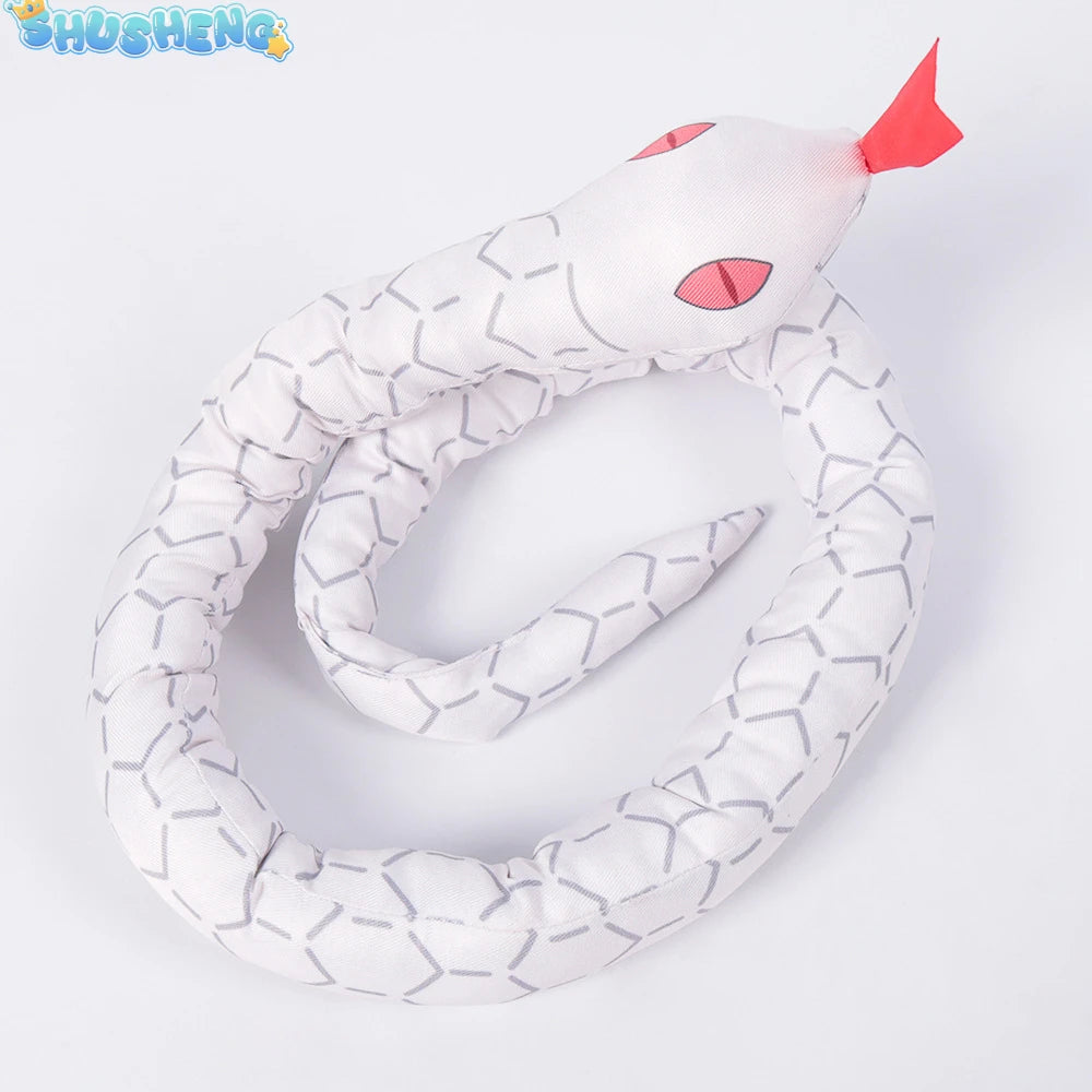 Anime Demon Slayer Kimetsu No Yaiba Iguro Obanai Haori Kimono Cosplay Costume Wig White Snake Prop Halloween Costume