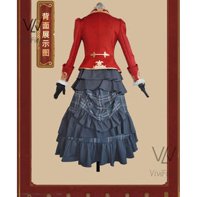 Anime Identity V Tracy Reznik Latest style Anniversary Heart Lock Game Suit Uniform Cosplay Costume Halloween Party Outfit Women