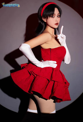 Kirigoe Mima cosplay perfect blue cosplay costume anime sexy red female girl Halloween dress