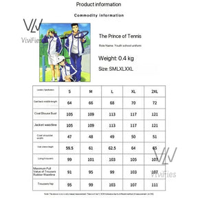 New Tennis Prince cosplay Echizen Ryoma sportswear, youth team uniform, school uniform, coat, pants, anime coswear