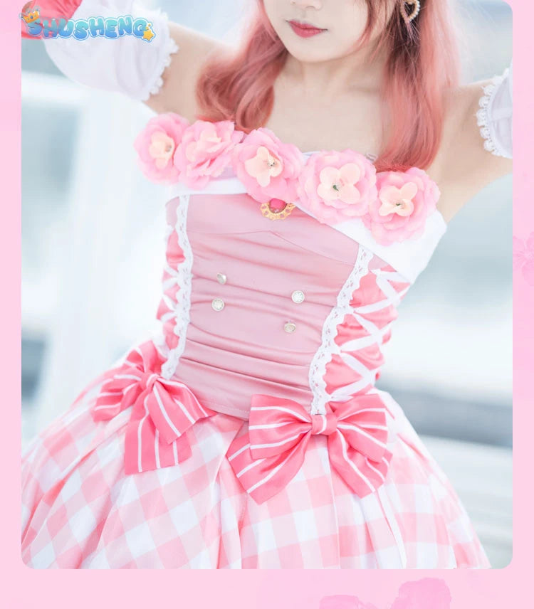 Anime LoveLive! School Idol Festival PERFECT Dream Project Uehara Ayumu Lovely Elegant Uniform Cosplay Costume Women