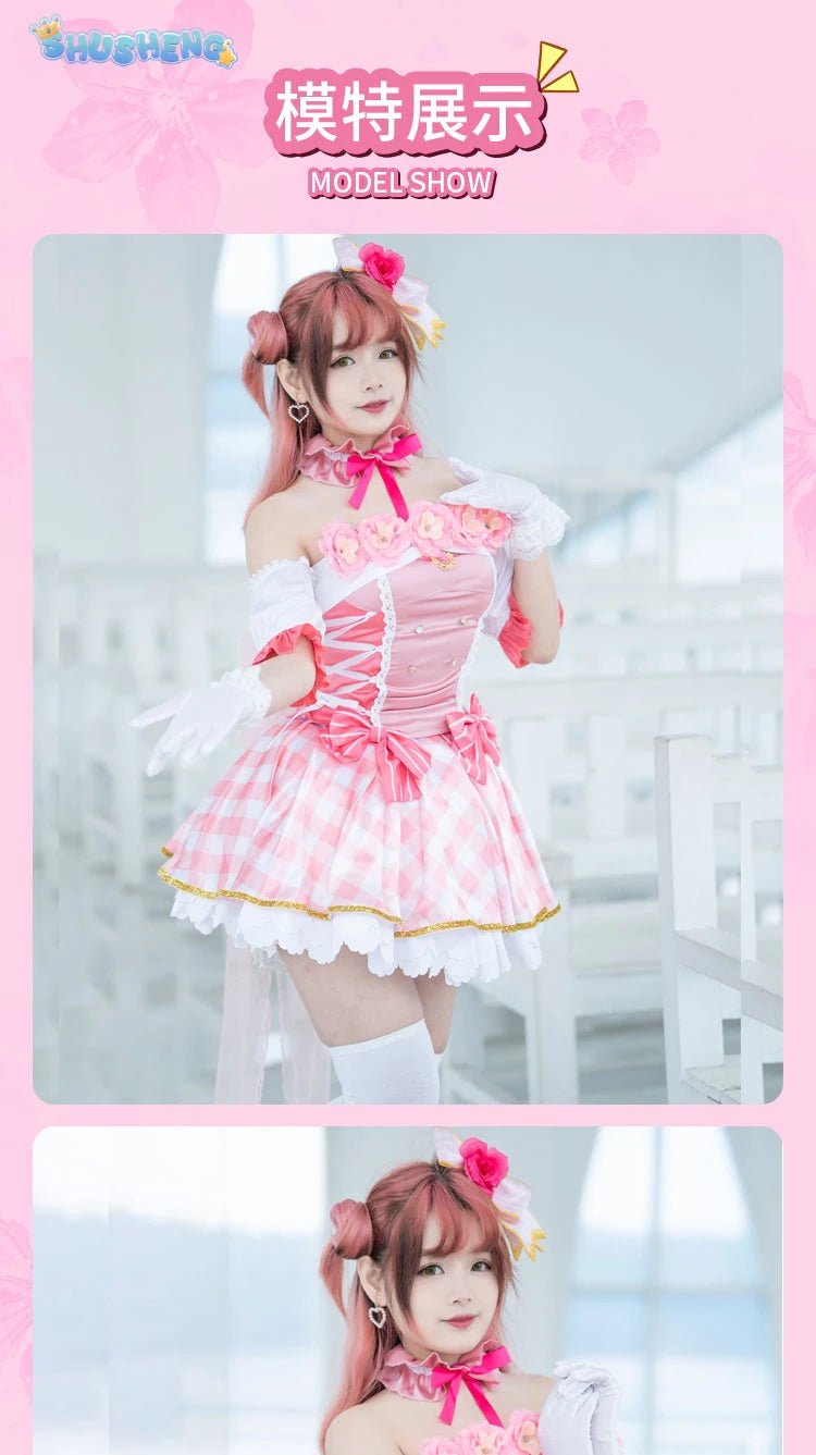 Anime LoveLive! School Idol Festival PERFECT Dream Project Uehara Ayumu Lovely Elegant Uniform Cosplay Costume Women