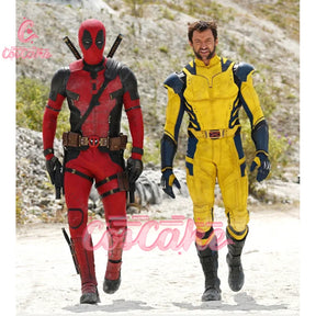 New Deadpool 3 Wolverine Cosplay Costume Superhero Cosplay Zentai Full Set With Bosysuit Shoes Handmade Halloween Man Outfit