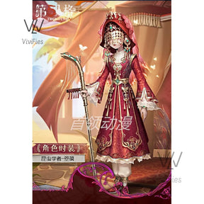 Game Identity V Entomologist Melly Plinius Cosplay Costume Chinese Ancient Dress Suit With Veil Halloween Uniforms Custom Made