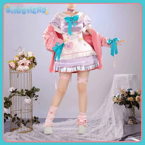 Shusheng vtuber Ratna Petit game suit elegant lovely dress uniform cosplay costume Halloween Carnival party role play outfit