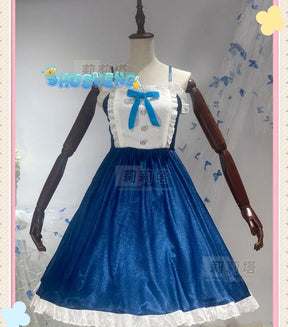 Anime Love Chunibyo & Other Delusion Takanashi Rikka Cosplay Costume Lolita Dress kawaii Halloween Costumes for Women