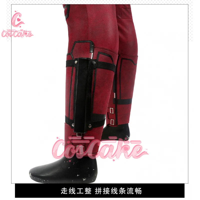 Deadpool 2 Cosplay Cosutme Wade Winston Wilson Cosplay Costume Woman  Movie Anti-hero Suit Halloween