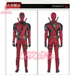 New Deadpool 3 Cosplay Cosutme Wade Winston Wilson Jumpsuit Belt Cosplay Costume Movie Anti-hero Suit Halloween