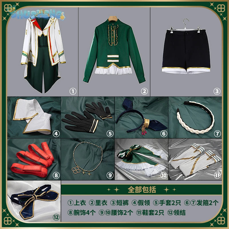 Umamusume: Pretty Derby Rhein Kraft Decisive Suits Cosplay Costume Game Anime Party Uniform Hallowen Play Role Clothes Clothing