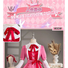 IN STOCK Panty& Stocking with Garterbelt Stocking Anarchy Cosplay Costume Wig Pink Lolita Dress Woman Sexy Kawaii Halloween Suit