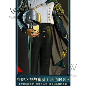 Identity V Knight Survivor Fashion Game Suit Handsome Uniform Cosplay Costume Halloween Party Role Play Outfit Men