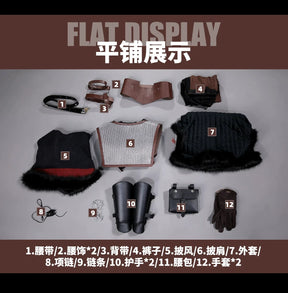 Witcher 4 Ciri Witcher Cosplay Costume Full Set Uniform Props Accessories Women Halloween Carnival Party ShushengCOS