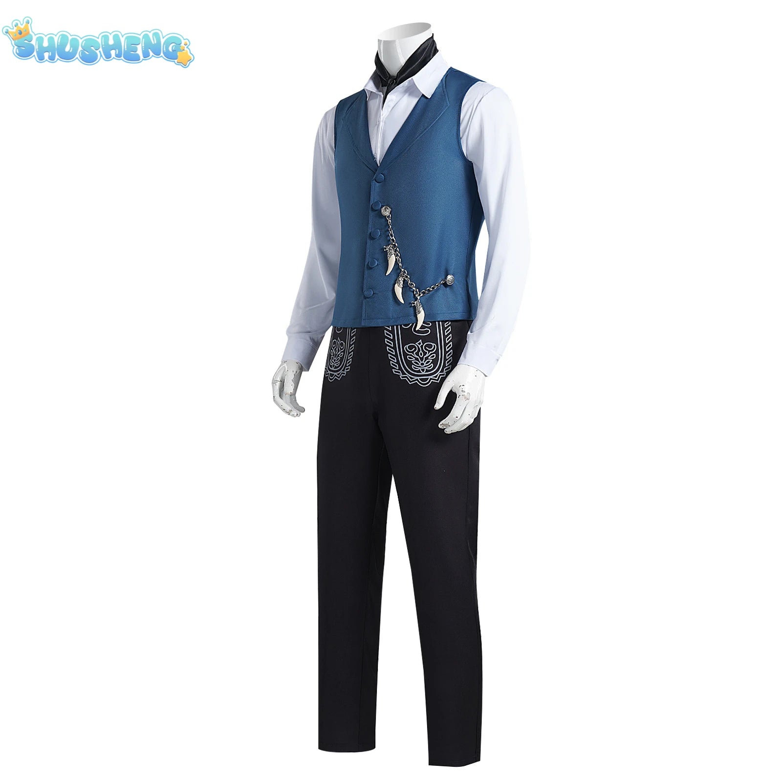 Gellert Grindelwald Cosplay Fantastic Beasts Gellert Grindelwald Cosplay Halloween Costume Full Set Custom Made S-XXXL