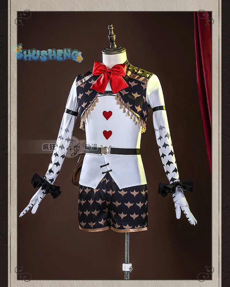 Shusheng Identity V Mike Morton Acrobat Cosplay Costume Cos Game Anime Party Uniform Hallowen Play Role Clothes Clothing