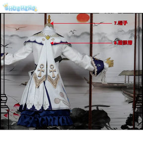 Genshin Impact Barbara Game Suit Lovely Princess Dress Uniform Cosplay Costume Halloween Party Outfit Custom-made