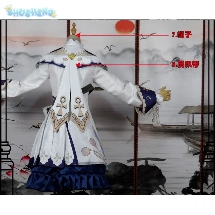 Genshin Impact Barbara Game Suit Lovely Princess Dress Uniform Cosplay Costume Halloween Party Outfit Custom-made