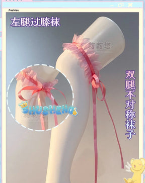 Anime Cardcaptor Sakura Cosplay Kinomoto Sakura Cosplay Costume Wig Pink Lolita Dress Halloween Fancy Cos Party Suit