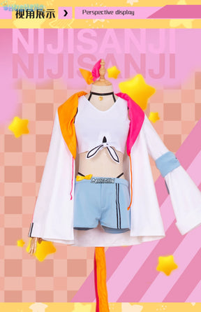 Nijisanji vtuber Hoshikawa Sara initial clothing women cosplay costume cos game anime party uniform Hallowen play role clothes