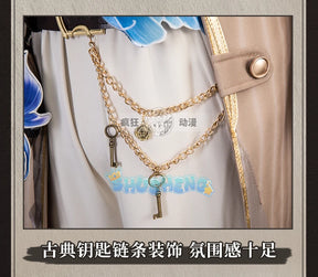 Identity V Naib Subedar Cosplay Costume Necklace hair accessories waist accessories rings earrings props Halloween men's full s