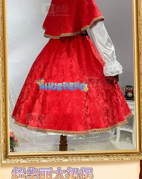 Shinku cosplay Rozen maid den Shinku cosplay Halloween red dress costume custom made S-XXL