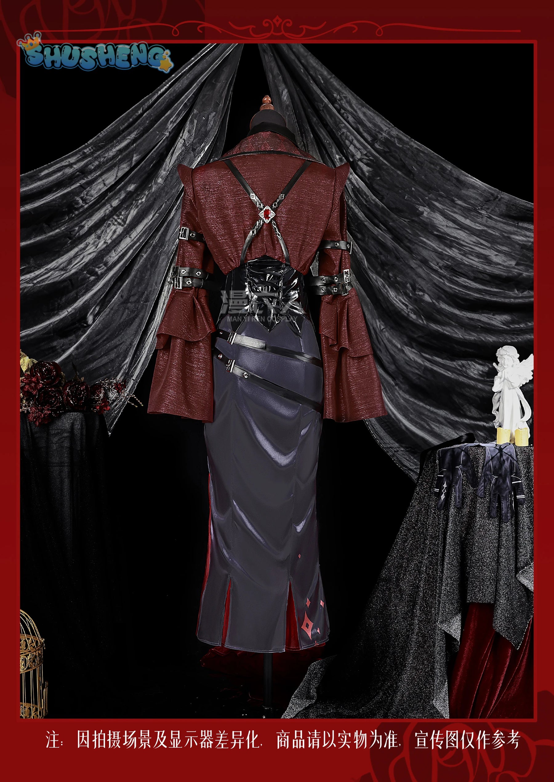 Genshin Impact Peruere Servant Cosplay Costume Coat, necklace, headwear, leg accessories, props, Halloween custom uniform