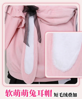 Yumber vtuber makaino ririmu cosplay costumes women cute party suit pink coat dress Halloween carnival uniform custom made