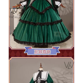 Amine Rozen Maiden Sui sei seki Cosplay Costume Mercury Lampe Dress Halloween Party Gorgeous Lolita Girl Dress Up Dress