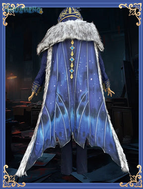 Shusheng-N Identity V Hermit Alva Lorenz Warden Game Suit Handsome Uniform Cosplay Costume Halloween Party Role Play Outfit Men Woman
