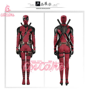 New Deadpool Cosplay Cosutme Wade Winston Wilson Jumpsuit Belt Cosplay Costume Movie Anti-hero Suit Halloween Women's version