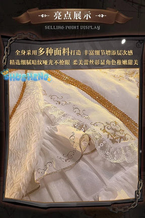 Shusheng-SSR Game Identity V girl Cosplay Costume Princess Lolita  Dress Princess Lolita girl Uniforms Clothes Halloween Carnival Party Suit