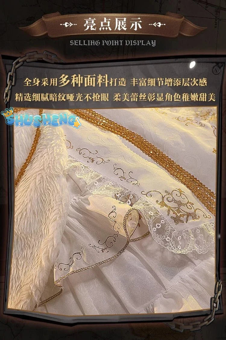 Shusheng-SSR Game Identity V girl Cosplay Costume Princess Lolita  Dress Princess Lolita girl Uniforms Clothes Halloween Carnival Party Suit