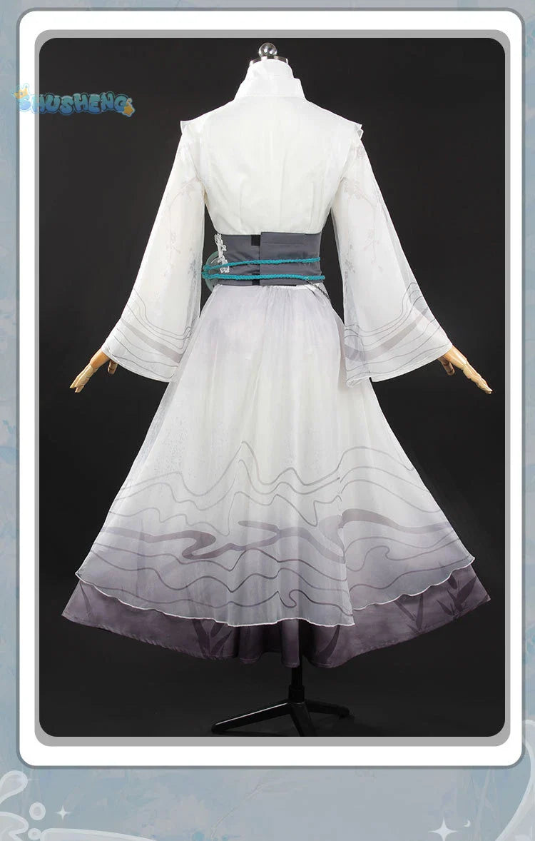 Shusheng-N Qi Shiyi antique dealers cosplay Identity Ⅴclothing Crown waist headband earrings glasses Halloween male Woman suit