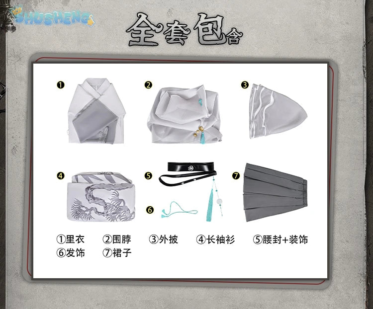 Identity V Aesop Carl DEPARTURES Ink Rhyme Cosplay Costume Cos Game Anime Party Uniform Hallowen Play Role Clothes Clothing