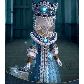 Identity V Melly Plinius Cosplay Costume Entomologist Golden Skin Court Dress Uniform Halloween Party Outfit Game Suit