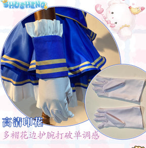 Pripara Manaka Laala Little Blue Dress Women Cosplay Costume Cos Game Anime Party Uniform Hallowen Play Role Clothes Clothing