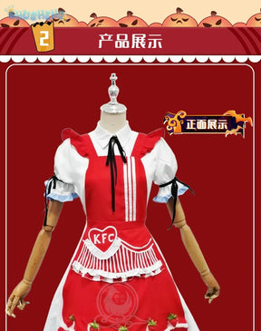 Identity V Grace Naiad  Game Suit Sweet Lovely Maid Dress Cosplay Costume Halloween Party Role Play Outfit Women