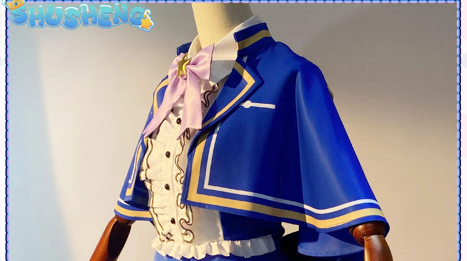 Pripara Manaka Laala Little Blue Dress Women Cosplay Costume Cos Game Anime Party Uniform Hallowen Play Role Clothes Clothing